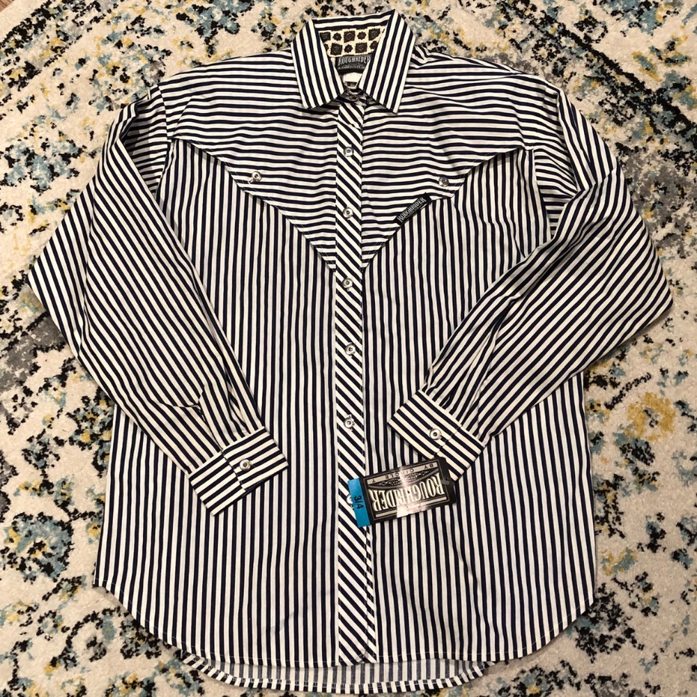 Roughrider by Circle T Vintage Western Top. Sz 3/4